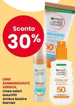 Eurospar Linea solari assortiti Ambre Solaire Garnier offerta