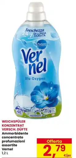 Eurospar Ammorbidente concentrato profumazioni assortite Vernel offerta