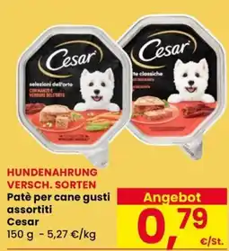 Eurospar Patè per cane gusti assortiti Cesar offerta