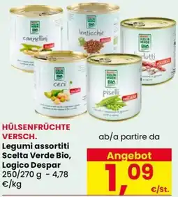 Eurospar Legumi assortiti Scelta Verde Bio, Logico Despar offerta