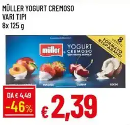 Galassia Müller yogurt cremoso vari tipi offerta