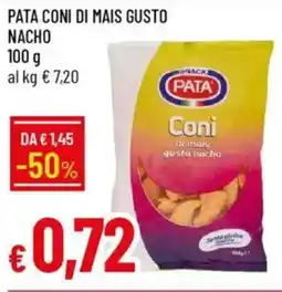 Galassia Pata coni di mais gusto nacho offerta
