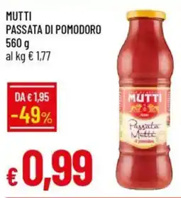Galassia Mutti passata di pomodoro offerta