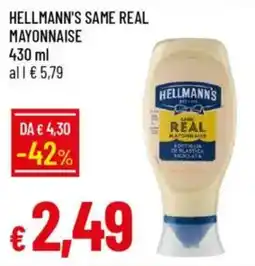 Galassia Hellmann's same real mayonnaise offerta
