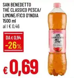 Galassia San benedetto the classico pesca/ limone/fico d'india offerta