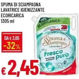Galassia Spuma di sciampagna lavatrice igienizzante ecoricarica offerta
