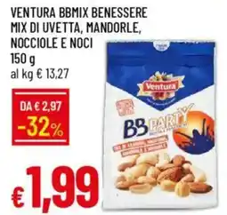Galassia Ventura bbmix benessere mix di uvetta, mandorle, nocciole e noci offerta