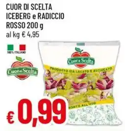 Galassia Cuor di scelta iceberg e radiccio rosso offerta