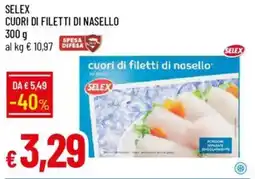 Galassia Selex cuori di filetti di nasello offerta