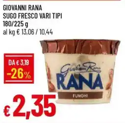 Galassia Giovanni rana sugo fresco vari tipi offerta