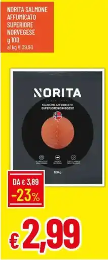 Galassia Norita salmone affumicato superiore norvegese offerta