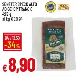 Galassia Senfter speck alto adige igp trancio offerta