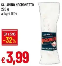 Galassia Salamino NEGRONETTO offerta