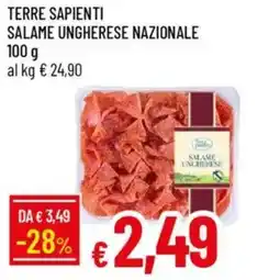 Galassia Terre sapienti salame ungherese nazionale offerta