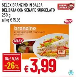 Galassia Selex branzino in salsa delicata con senape surgelato offerta
