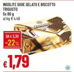 Galassia Insolite gioie gelato e biscotto trigusto offerta