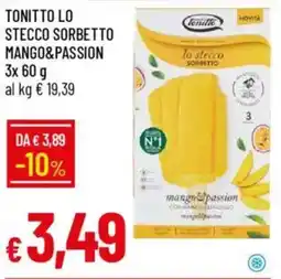 Galassia Tonitto lo stecco sorbetto mango&passion offerta