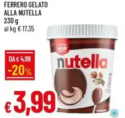 Galassia Ferrero gelato alla NUTELLA offerta