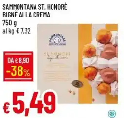 Galassia Sammontana st. honorè bignè alla crema offerta