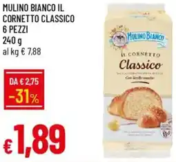 Galassia Mulino bianco il cornetto classico 6 pezzi offerta