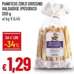 Galassia Panificio zorzi grissino valdadige iposodico offerta
