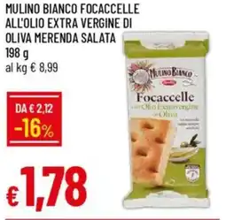 Galassia Mulino bianco focaccelle all'olio extra vergine di oliva merenda salata offerta