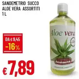 Galassia Sandemetrio succo aloe vera assortiti offerta