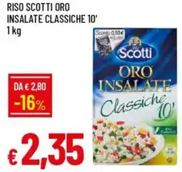 Galassia Riso scotti oro insalate classiche 10' offerta