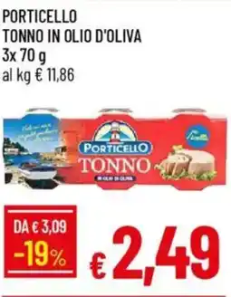 Galassia Porticello tonno in olio d'oliva offerta