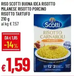 Galassia Riso scotti buona idea risotto milanese risotto porcino risotto tartufo offerta