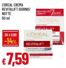 Galassia L'oreal crema revitalift giorno/ notte offerta