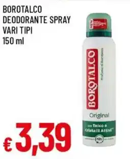 Galassia Borotalco deodorante spray vari tipi offerta