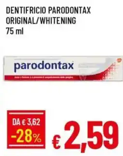 Galassia Dentifricio parodontax original/whitening offerta