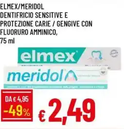 Galassia Elmex/meridol dentifricio sensitive e protezione carie / gengive con fluoruro amminico offerta
