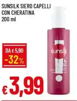 Galassia Sunsilk siero capelli con cheratina offerta
