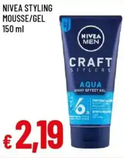 Galassia Nivea styling mousse/gel offerta