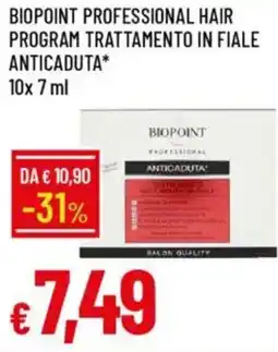 Galassia Biopoint professional hair program trattamento in fiale anticaduta offerta