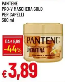 Galassia Pantene pro-v maschera gold per capelli offerta