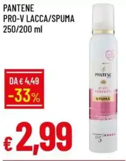 Galassia Pantene pro-v lacca/spuma offerta