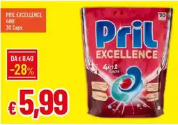 Galassia Pril excellence 4in1 30 Caps offerta