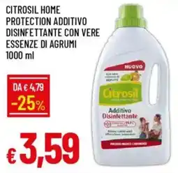Galassia Citrosil home protection additivo disinfettante con vere essenze di agrumi offerta