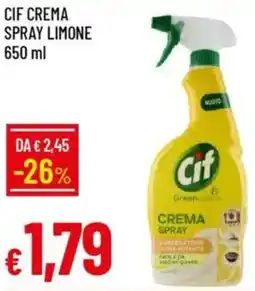 Galassia Cif crema spray limone offerta