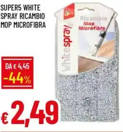 Galassia Super5 white spray ricambio mop microfibra offerta