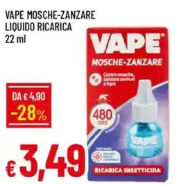 Galassia Vape mosche-zanzare liquido ricarica offerta
