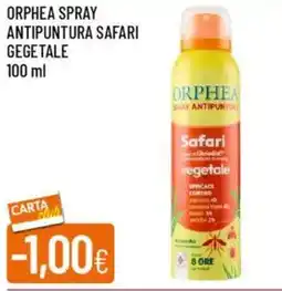 Galassia Orphea spray antipuntura safari gegetale offerta