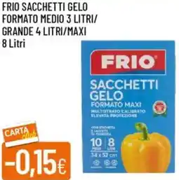 Galassia Frio sacchetti gelo formato medio 3 litri/ grande 4 litri/maxi offerta