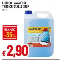 Galassia Liquido lavavetri tergicristalli drop offerta