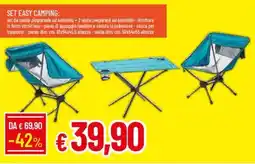 Galassia Set easy camping offerta