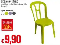 Galassia Sedia GIO' STYLE offerta