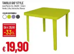 Galassia Tavolo GIO' STYLE offerta